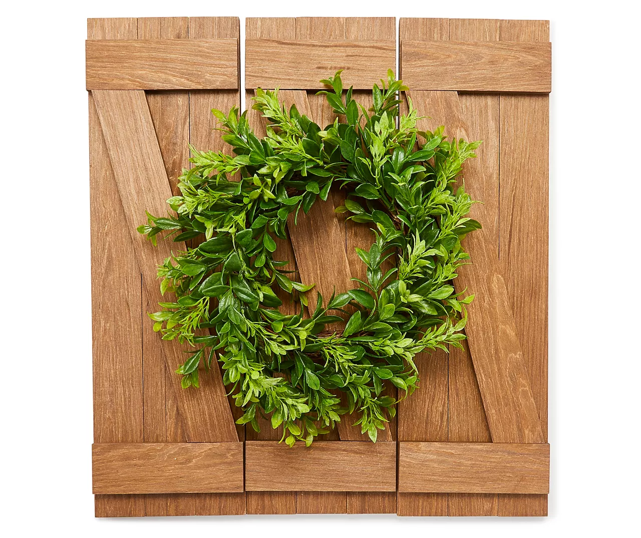 Panel & Wreath 3-Piece Wall Decor Set 1 Panel & Wreath 3-Piece Wall Decor Set