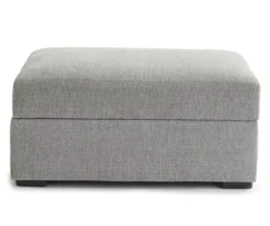 Big Lots Shop 26 Parkdale Silver Storage Ottoman