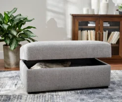 Parkdale Silver Storage Ottoman 11 Parkdale Silver Storage Ottoman -Big Lots Shop 810465150 5