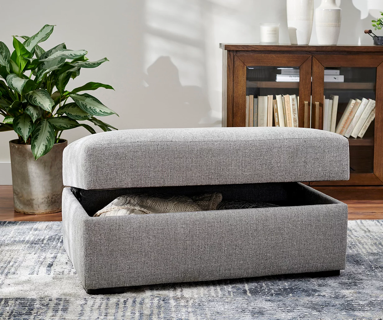 Parkdale Silver Storage Ottoman 6 Parkdale Silver Storage Ottoman - Image 6