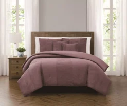 Broyhill Purple Crinkle 5-Piece Comforter Set 7 Broyhill Purple Crinkle 5-Piece Comforter Set -Big Lots Shop 810477714 1 1