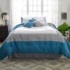 Vittorio Teal & Gray Comforter Set -Big Lots Shop 810485246 810485247 1
