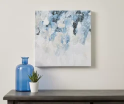 Blue Abstract Stretched Canvas 6 Blue Abstract Stretched Canvas -Big Lots Shop 810498390 2