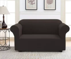 Big Lots Shop 36 Chocolate Loveseat Sofa Slipcover