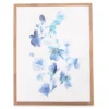 Blue Flowers Framed Canvas 8 Blue Flowers Framed Canvas -Big Lots Shop 810498697