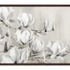 White Magnolia Tree Framed Canvas 4 White Magnolia Tree Framed Canvas -Big Lots Shop 810498829