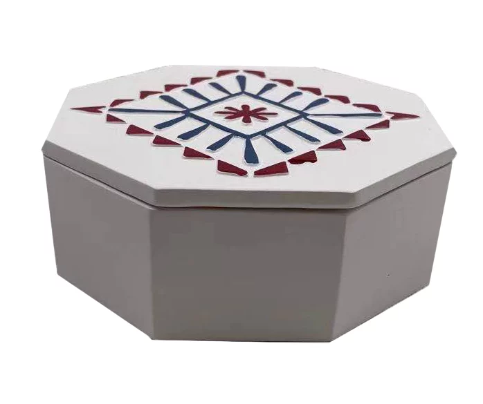 Decorative Storage Box & Vanity Mirror 1 Decorative Storage Box & Vanity Mirror