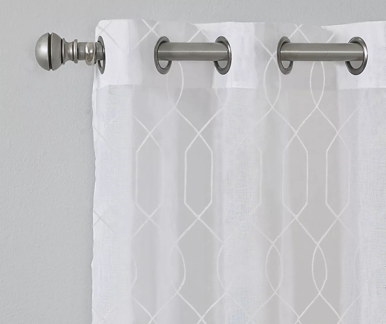 Broyhill Geo Sheer Grommet Curtain Panel Pair 12 Broyhill Geo Sheer Grommet Curtain Panel Pair - Image 12