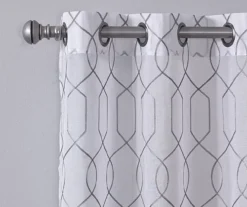 Broyhill Geo Sheer Grommet Curtain Panel Pair 19 Broyhill Geo Sheer Grommet Curtain Panel Pair -Big Lots Shop 810507478 3