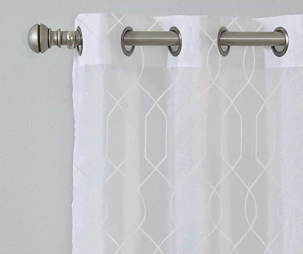 Broyhill Geo Sheer Grommet Curtain Panel Pair 10 Broyhill Geo Sheer Grommet Curtain Panel Pair - Image 10