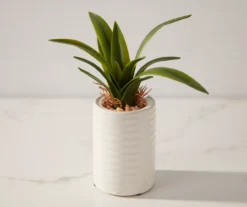 Mini Faux Greenery In White Ceramic Pot 5 Mini Faux Greenery In White Ceramic Pot -Big Lots Shop 810509521 2