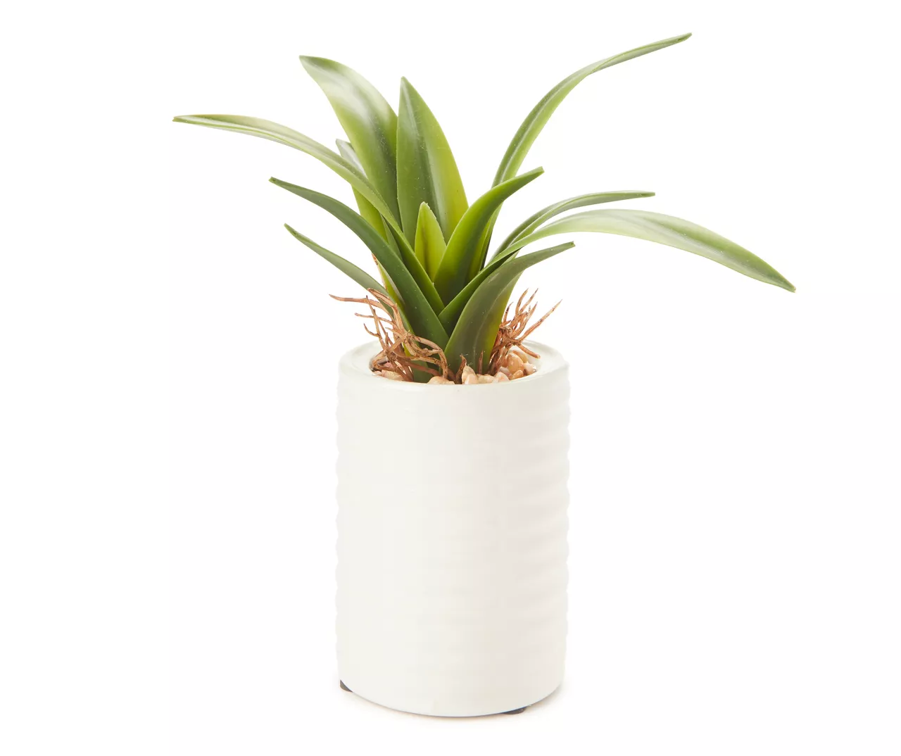 Mini Faux Greenery In White Ceramic Pot 1 Mini Faux Greenery In White Ceramic Pot