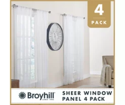 Broyhill Perfect Sheers 4-Piece Curtain Panel Set 19 Broyhill Perfect Sheers 4-Piece Curtain Panel Set -Big Lots Shop 810511113 5