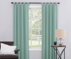 Broyhill Durham Semi-Sheer Textured Tab Top Curtain Panel 32 Broyhill Durham Semi-Sheer Textured Tab Top Curtain Panel -Big Lots Shop 810511388 3