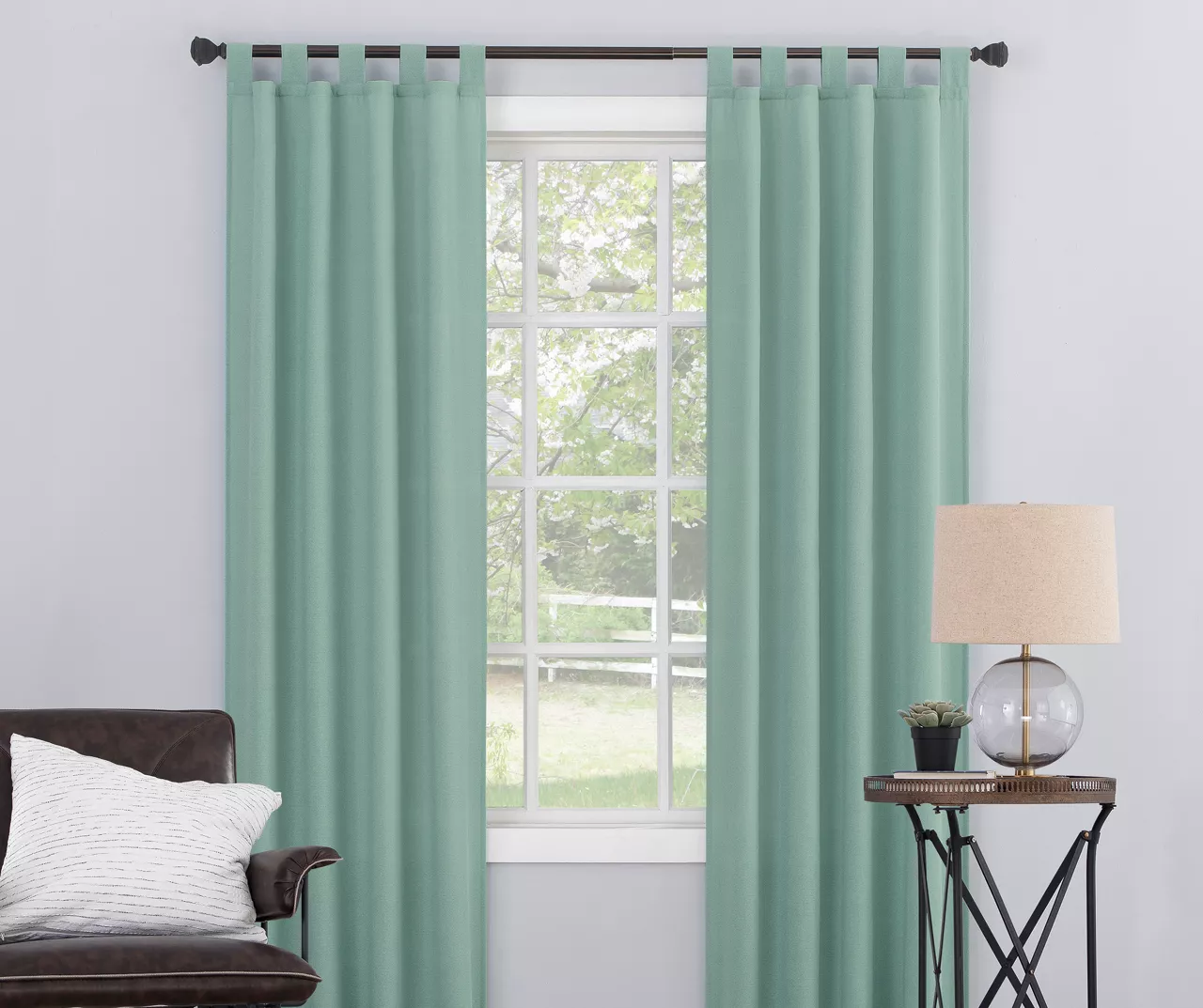 Broyhill Durham Semi-Sheer Textured Tab Top Curtain Panel 13 Broyhill Durham Semi-Sheer Textured Tab Top Curtain Panel - Image 13