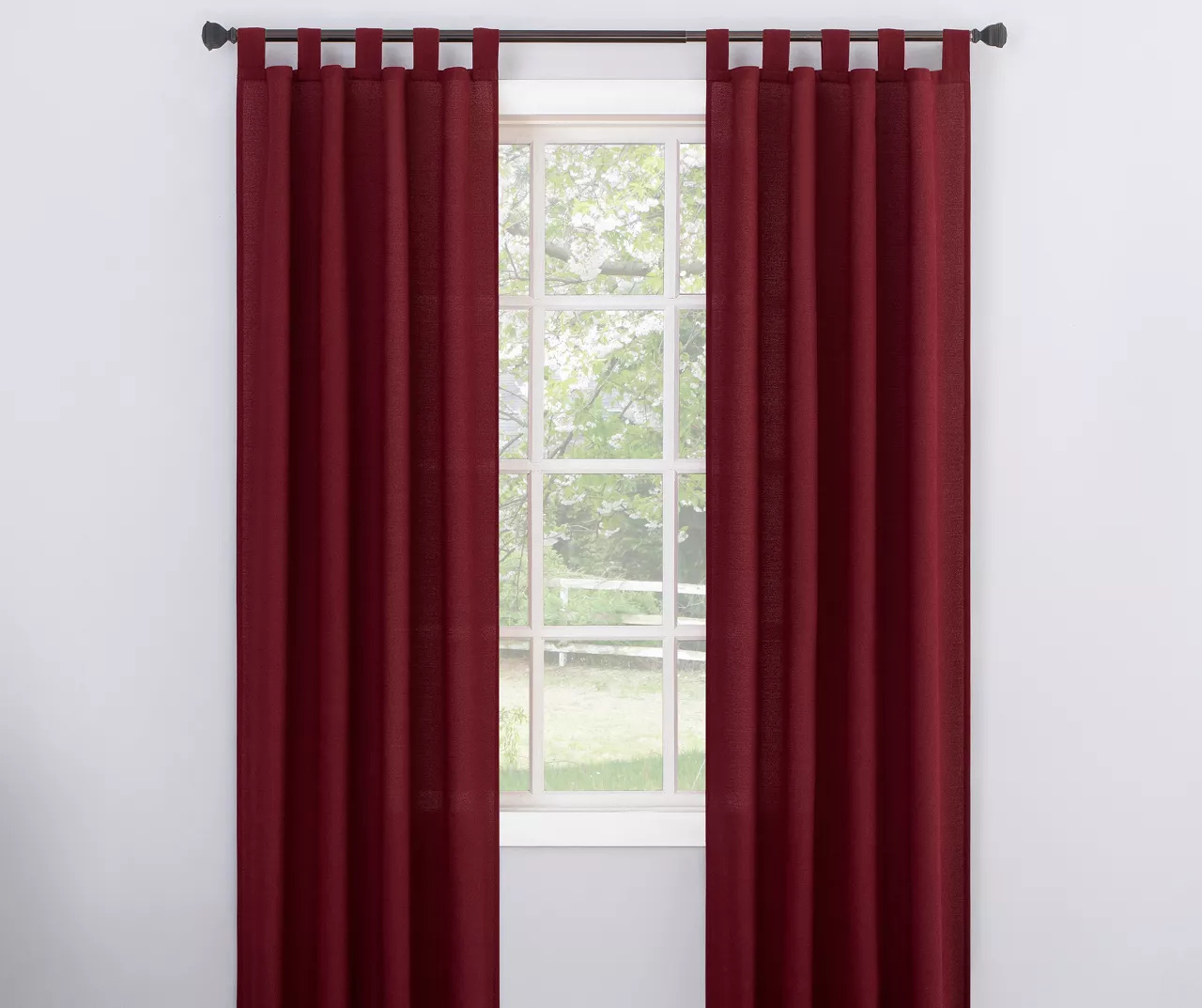 Broyhill Durham Semi-Sheer Textured Tab Top Curtain Panel 7 Broyhill Durham Semi-Sheer Textured Tab Top Curtain Panel - Image 7
