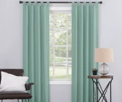Broyhill Durham Semi-Sheer Textured Tab Top Curtain Panel 37 Broyhill Durham Semi-Sheer Textured Tab Top Curtain Panel -Big Lots Shop 810511393 3