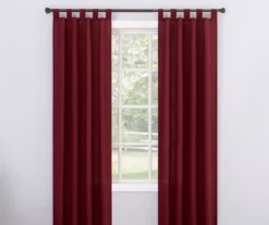 Broyhill Durham Semi-Sheer Textured Tab Top Curtain Panel 27 Broyhill Durham Semi-Sheer Textured Tab Top Curtain Panel -Big Lots Shop 810511396 0
