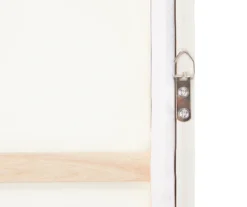 Framed White Floral Canvas -Big Lots Shop 810513213 3