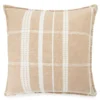 Tan & White Plaid Throw Pillow 9 Tan & White Plaid Throw Pillow -Big Lots Shop 810515801