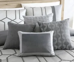 Broyhill Aslan Charcoal & Silver Jacquard 8-Piece Comforter Set 14 Broyhill Aslan Charcoal & Silver Jacquard 8-Piece Comforter Set -Big Lots Shop 810515914 3