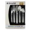Addison Hammered 22-Piece Flatware Set 3 Addison Hammered 22-Piece Flatware Set -Big Lots Shop 810516104 1