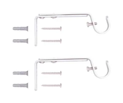 Legacy Satin Nickel Adjustable Curtain Rod Brackets, 2-Pack -Big Lots Shop 810524280 5