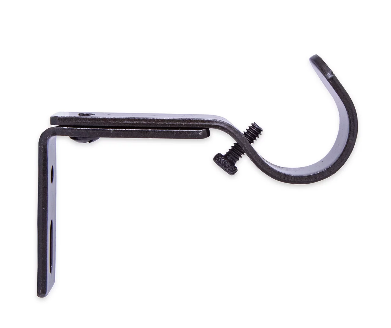 Legacy Brown-Black Adjustable Curtain Rod Brackets, 2-Pack 3 Legacy Brown-Black Adjustable Curtain Rod Brackets, 2-Pack - Image 3