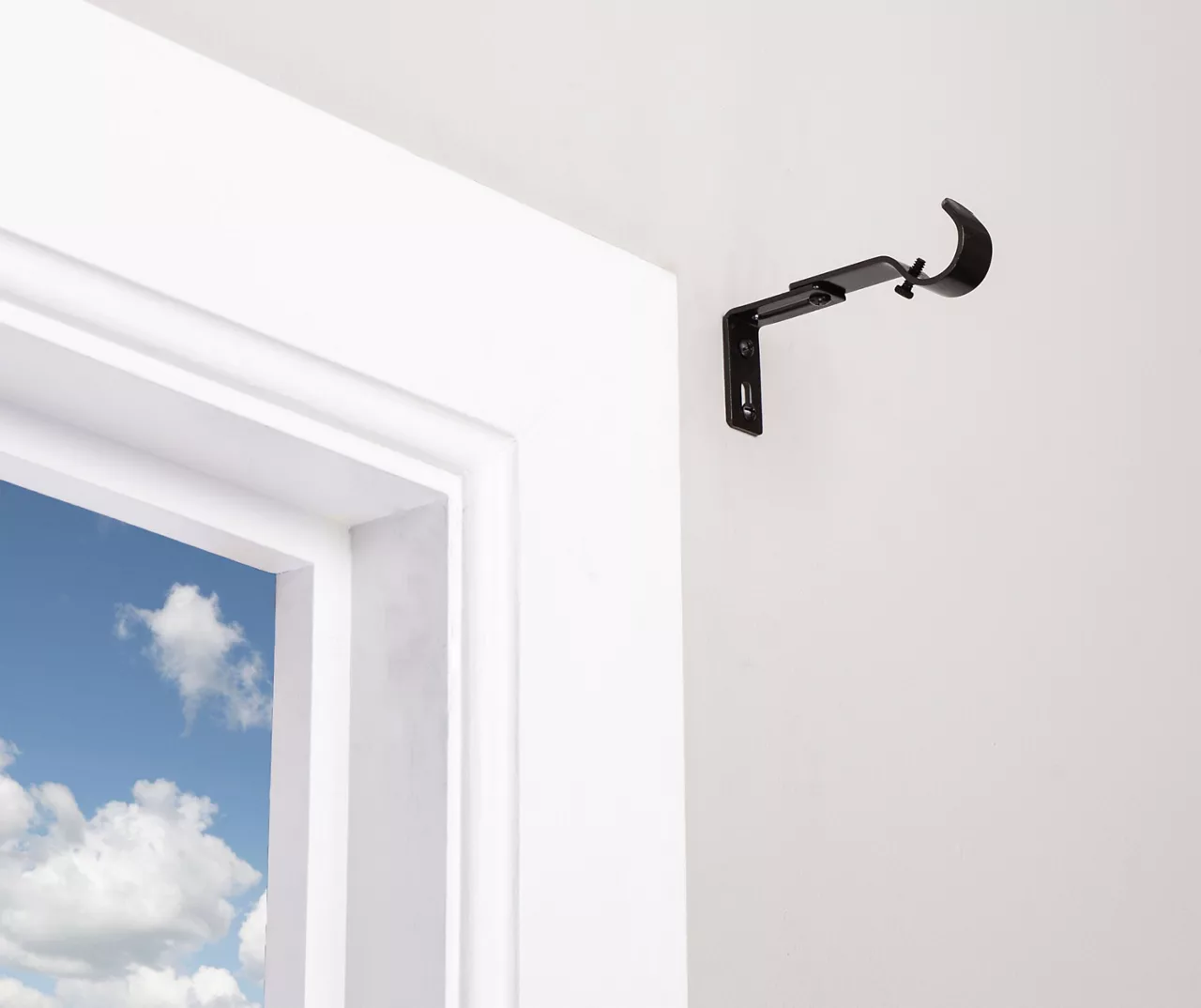 Legacy Brown-Black Adjustable Curtain Rod Brackets, 2-Pack 6 Legacy Brown-Black Adjustable Curtain Rod Brackets, 2-Pack - Image 6