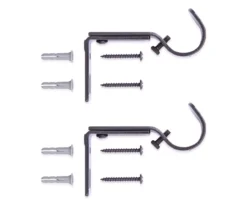 Legacy Brown-Black Adjustable Curtain Rod Brackets, 2-Pack 13 Legacy Brown-Black Adjustable Curtain Rod Brackets, 2-Pack -Big Lots Shop 810524291 7