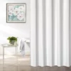 White Embossed Waffle Shower Curtain -Big Lots Shop 810528238