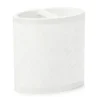White Herringbone Toothbrush Holder -Big Lots Shop 810530724