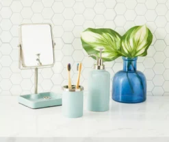 Slate Blue Glaze Lotion Pump -Big Lots Shop 810530728 810530727 810530726 2 2