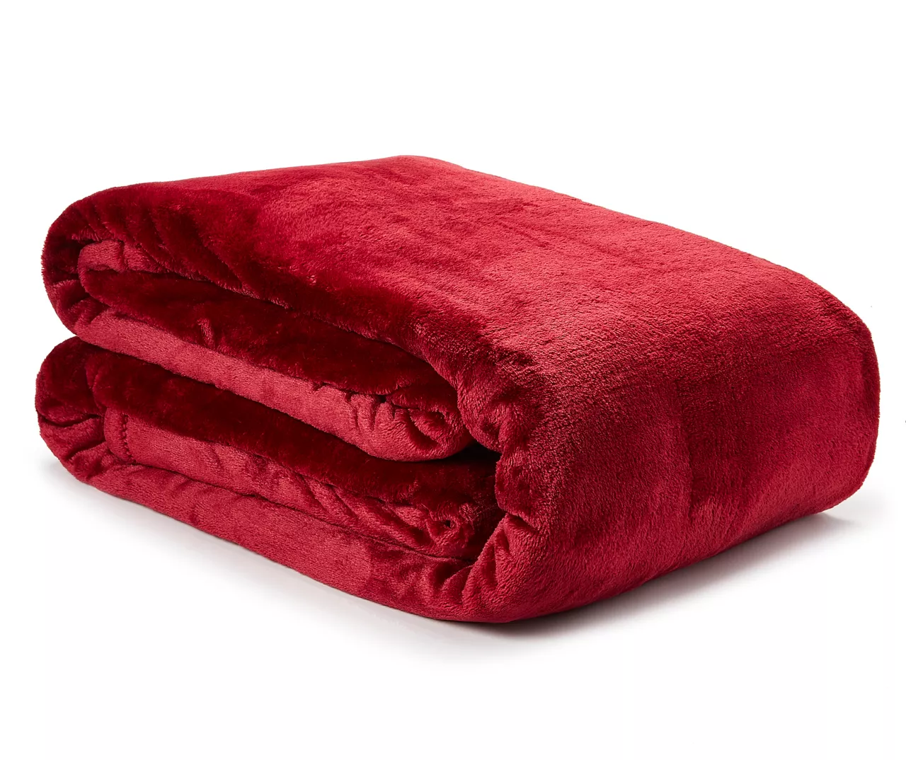 Deep Red Plaid Velvet Plush Queen/King Blanket 2 Deep Red Plaid Velvet Plush Queen/King Blanket - Image 2