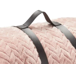 Sepia Rose Zigzag-Embossed Velvet Queen Blanket -Big Lots Shop 810531011 810617574 3