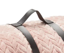 Sepia Rose Zigzag-Embossed Velvet King Blanket -Big Lots Shop 810531015 810617577 4