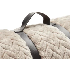 Tan Jacquard Supreme Velvet King Blanket -Big Lots Shop 810531017 810617578 3