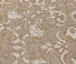 Broyhill Sandpointe Tan & Ecru Damask Outdoor Area Rug -Big Lots Shop 810546500 810546501 810546502 4 1