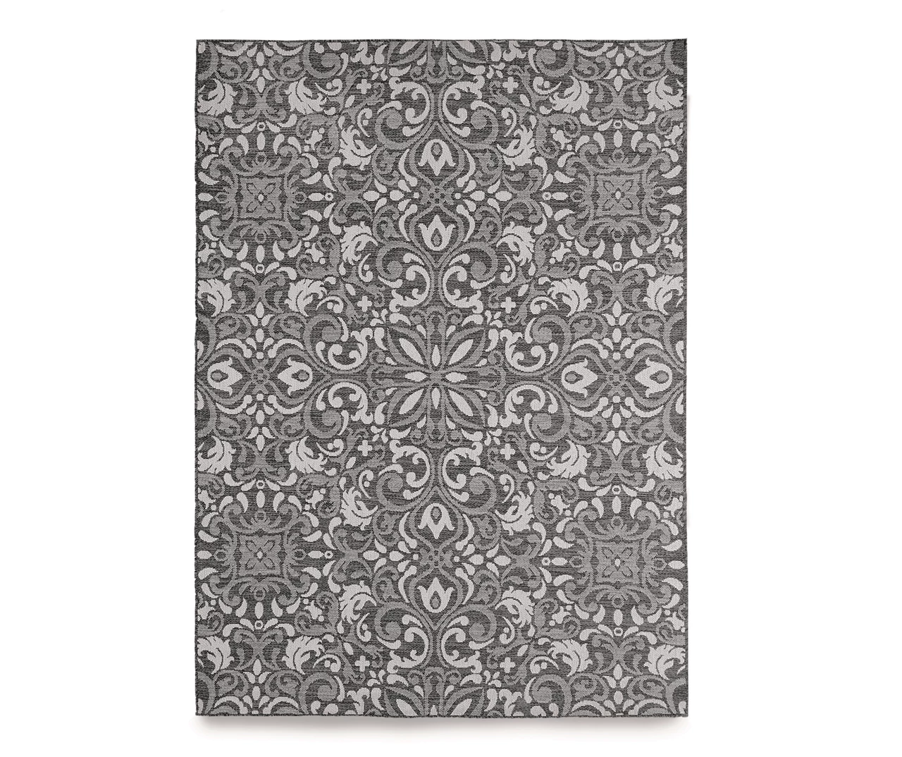 Broyhill Sandpointe Damask Outdoor Area Rug 2 Broyhill Sandpointe Damask Outdoor Area Rug - Image 2