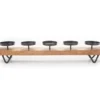 Wood & Metal 5-TierĀ Pillar Candle Holder 9 Wood & Metal 5-TierĀ Pillar Candle Holder -Big Lots Shop 810548907