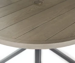 Sandpointe Neutral Steel Round Patio Dining Table 6 Sandpointe Neutral Steel Round Patio Dining Table -Big Lots Shop 810554377 2