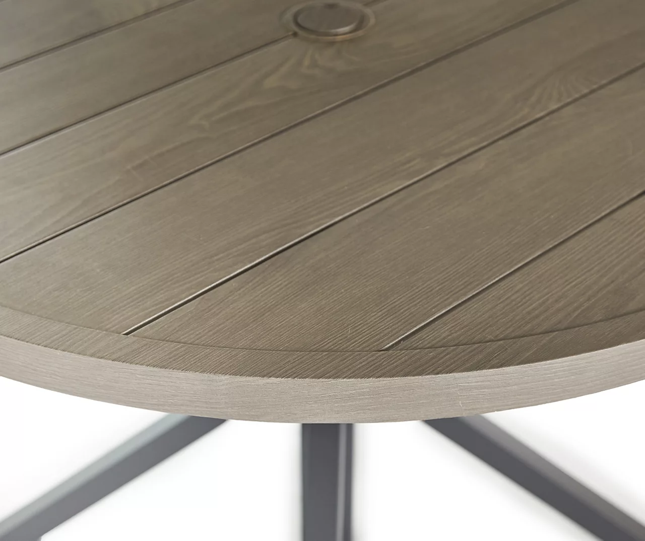 Sandpointe Neutral Steel Round Patio Dining Table 3 Sandpointe Neutral Steel Round Patio Dining Table - Image 3