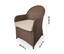 Broyhill Autumn Cove All-Weather Wicker Cushioned Patio Captain's Dining Chair 7 Broyhill Autumn Cove All-Weather Wicker Cushioned Patio Captain's Dining Chair -Big Lots Shop 810554526 99 1