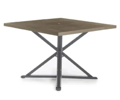 Broyhill Autumn Cove Wood Look Square Steel Patio Dining Table 23 Broyhill Autumn Cove Wood Look Square Steel Patio Dining Table -Big Lots Shop 810557039 1