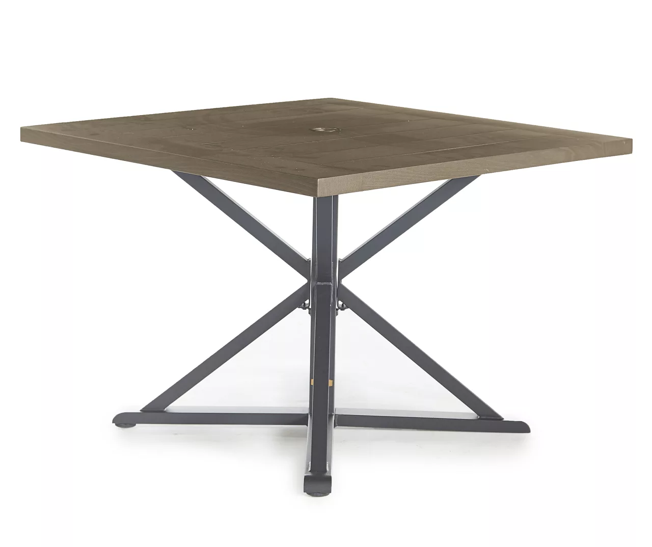 Broyhill Autumn Cove Wood Look Square Steel Patio Dining Table 9 Broyhill Autumn Cove Wood Look Square Steel Patio Dining Table - Image 9