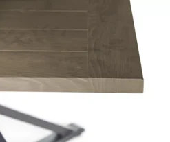 Autumn Cove Light Brown Wood Look Square Steel Patio Dining Table 10 Autumn Cove Light Brown Wood Look Square Steel Patio Dining Table -Big Lots Shop 810557039 2 1