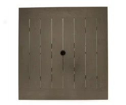 Autumn Cove Light Brown Wood Look Square Steel Patio Dining Table 11 Autumn Cove Light Brown Wood Look Square Steel Patio Dining Table -Big Lots Shop 810557039 3 1