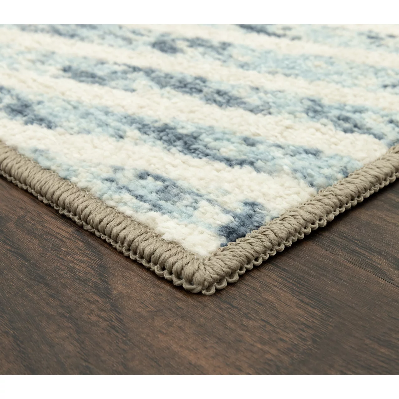 Broyhill Blue & Brown Modern Angles Accent Rug 3 Broyhill Blue & Brown Modern Angles Accent Rug - Image 3