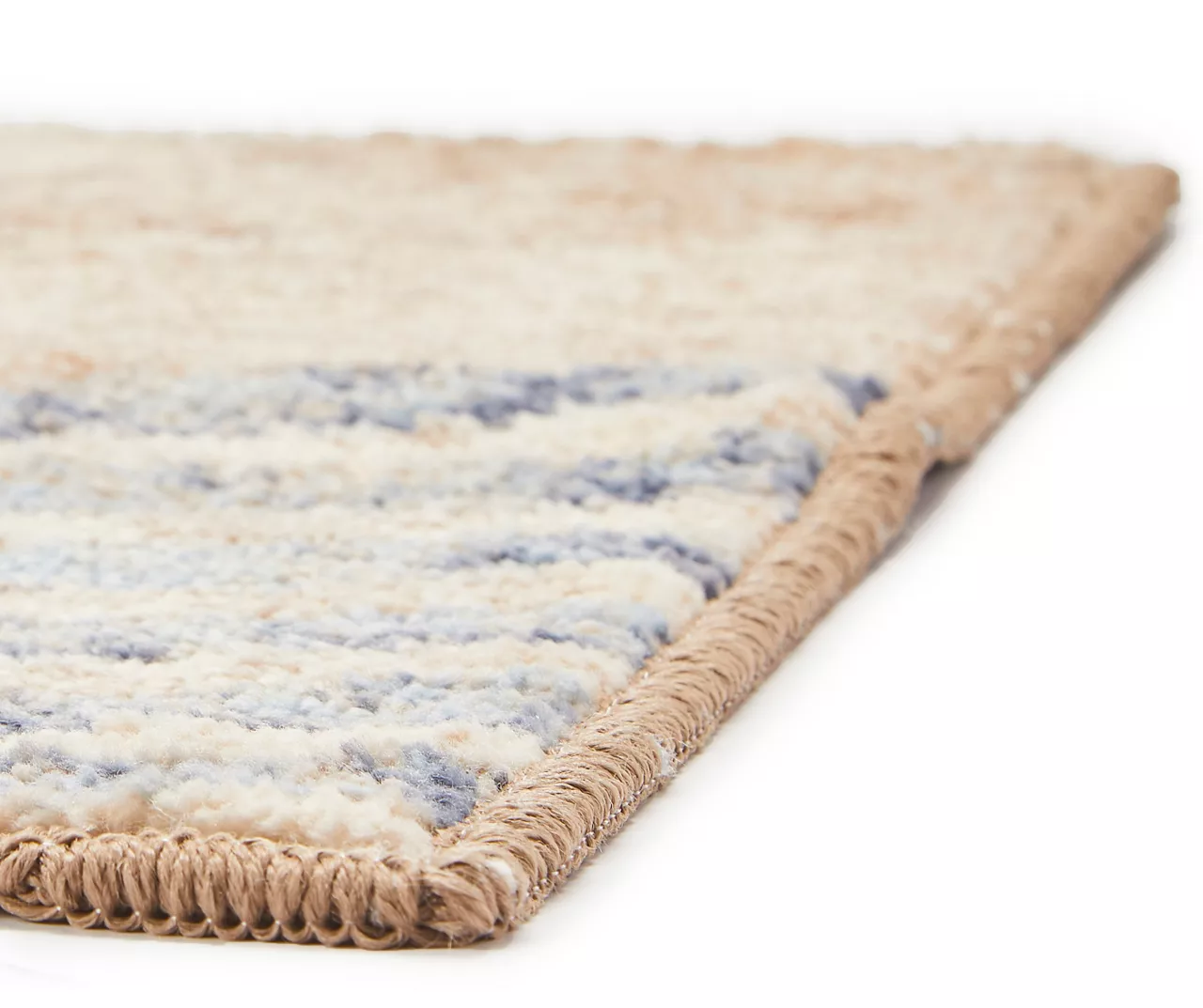 Broyhill Blue & Brown Modern Angles Accent Rug 5 Broyhill Blue & Brown Modern Angles Accent Rug - Image 5