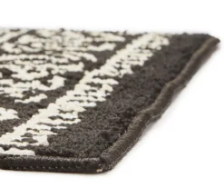 Broyhill Black & White Ornate Fascination Accent Rug -Big Lots Shop 810557658 810557660 2